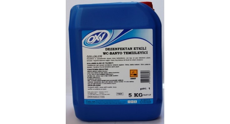 OXY DEZ.ETKİLİ WC BANYO 5 KG